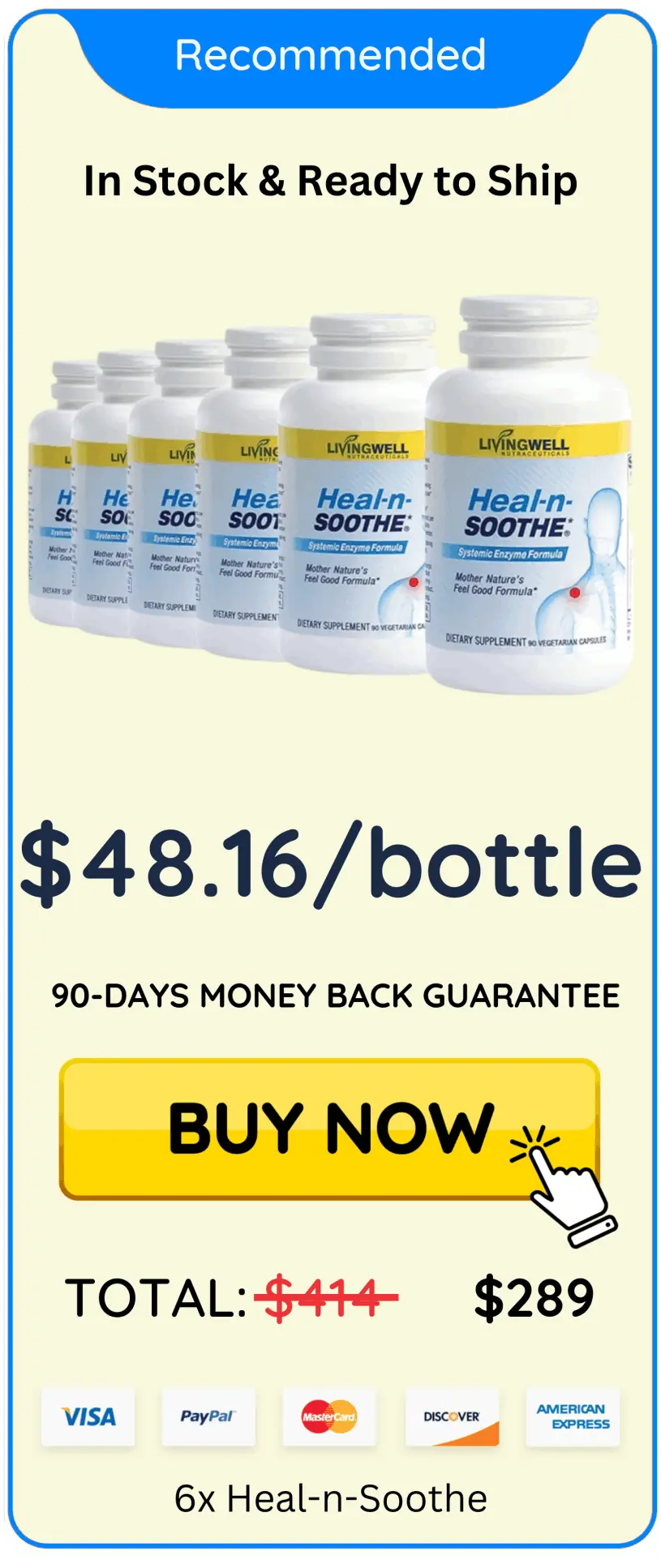 Heal n Soothe best offer package price
